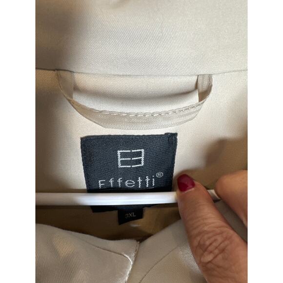 EFFETTI Collection Mens Lined Contemp Tan Blazer/ButtonDown Pockets NWT Size 3XL - Picture 3 of 4